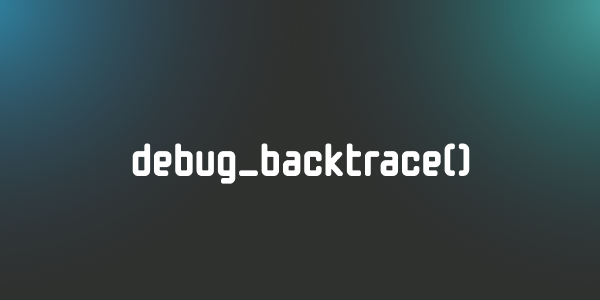 Use debug_backtrace() to inspect the call stack at run time